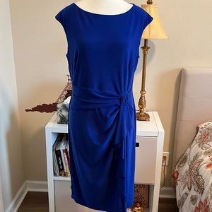 Chaps Royal Blue Curvy Sleeveless Dress size L